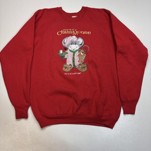 Vintage merry chrismouse 80s - vintage,