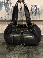 Bvlgari Black Canvas & Leather