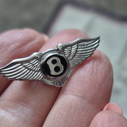 Bentley blue enamel lapel pin - lapel,