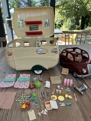Sylvanian families caravan - sylvanian, and