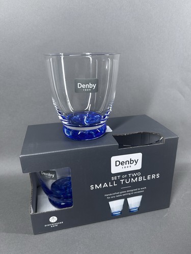 Denby glassware imperial blue - denby,
