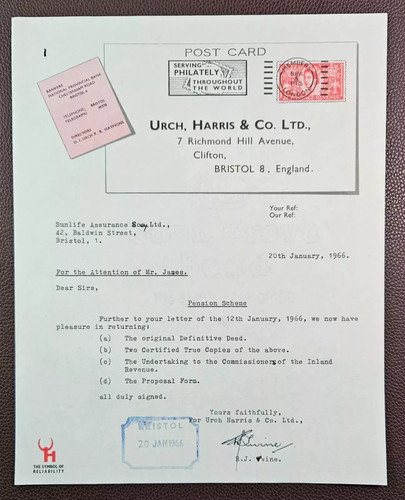 1966 urch harris - harris, stamp