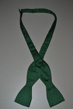 Tie Rack green silk self tie