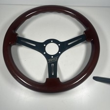 Jimmy up steering wheel 800# Or #008 Wooden Rim Custom 340mm READ