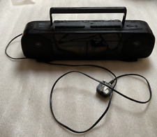 Saisho Cassette Tape Player AM/FM Black STR 393 Boombox Stereo  Faulty