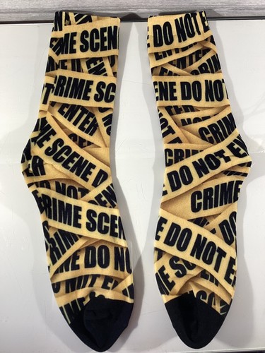 Crime scene unisex socks - scene,