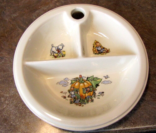 Vtg children warming dish - dish, bowl