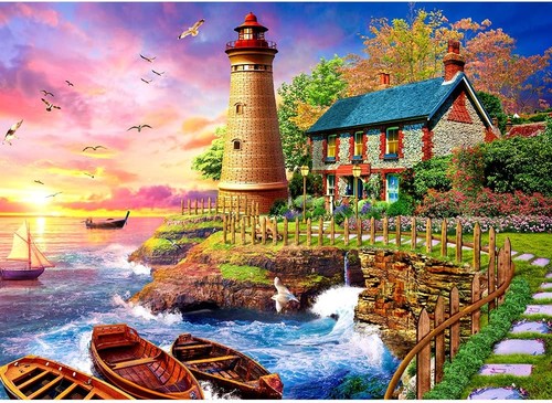 Coast lighthouse 1000 piece - coast,