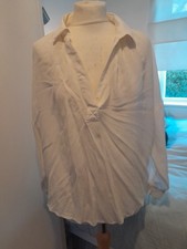 MARY PORTAS SIZE 8 WHITE SILK