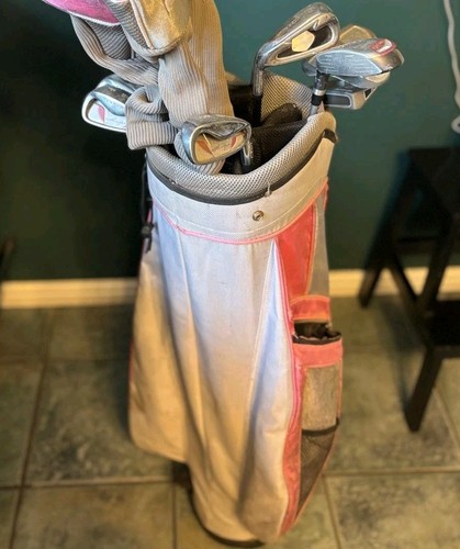 Ladies wilson irons and bag - and,