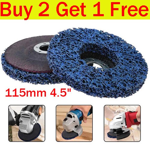 115mm poly strip disc wheel - poly,