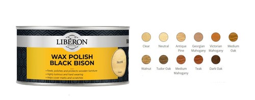 Liberon black bison wax - black,