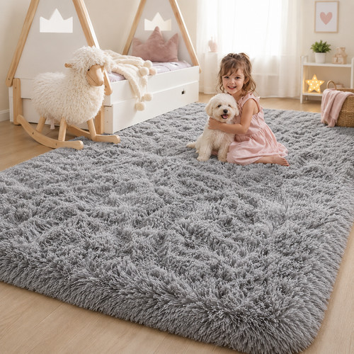 Thick large shaggy rugs non - rugs,