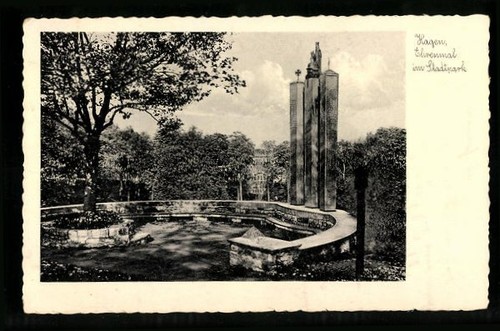 Hagen memorial in the - hagen, w.,