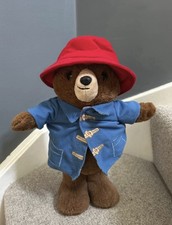 Paddington Bear Reversible Jacket 14" Dancing & Talking Soft Toy By Rainbow 2017