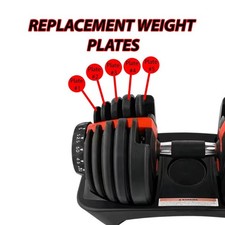 Replacement Weight plates for adjustable dumbbells - Fits 24kg Bowlfex 552