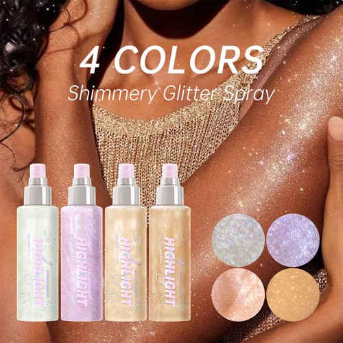 120ml shimmery glitter spray - 120ml,