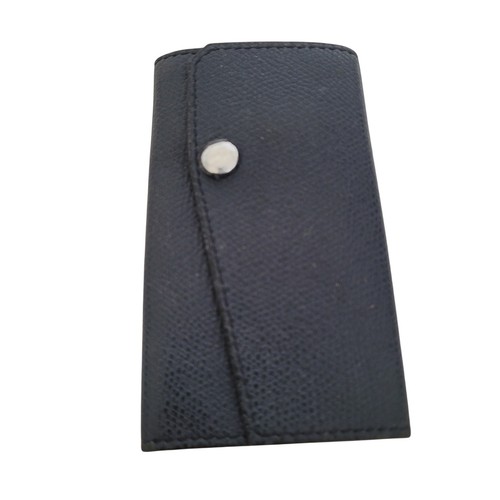 Valextra navy blue pebble - navy,