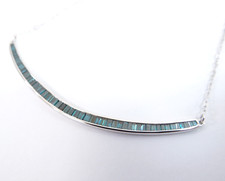 Melee Blue Diamond Pendant