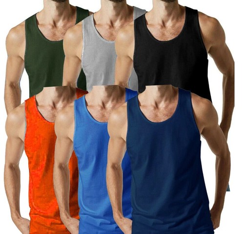 Mens vests 100 - mens, cotton