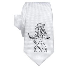 'Rock Chick' White Tie /