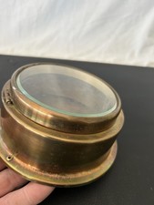 BRASS BULK HEAD CLOCK CASE