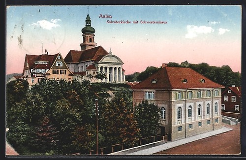 Postcard aalen salvator - of, aalen,