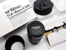 Canon EF 100mm f/2.8L Macro IS USM Lens F2.8 +++ MINT BOXED SET + IMMACULATE +++