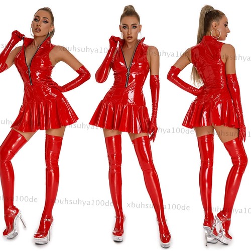 Women sexy pvc leather shiny - sexy,
