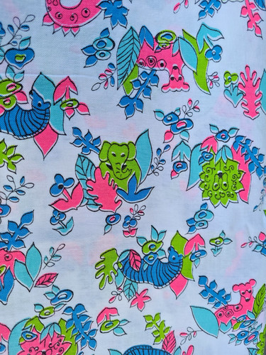 Vtg 60s 70s jungle animals - 60s,