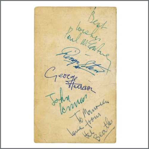 The beatles autographed - the,