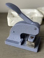 Vintage Cast Iron British Desk Hand Stamp Press Address Embossing Tool