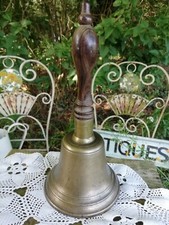 Very Large Antique Victorian Bronze School Church Bell 32 cm High x 15cm