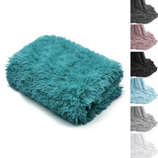Large Blanket Throw for Sofas Settees Beds Bedding Shaggy Throwover Cuddly