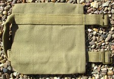 Unused British Army:"1943 WEBBING WATERBOTTLE CRADLE" (Unblancoed, WW2, B Ltd)