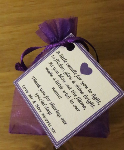 Wedding favours guests candles - favours,