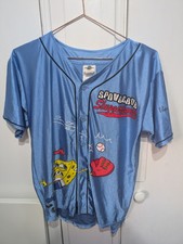 Universal Studios Kids SpongeBob Square Pants Baseball Shirt Size M