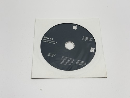 Ibook additional software - g4,