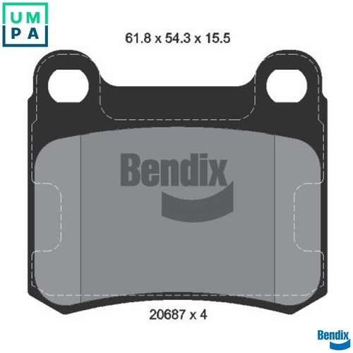 Brake pad set disc - brake,