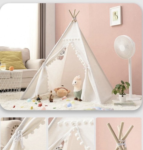 Kids play tent indoor beige - tent, indoor,