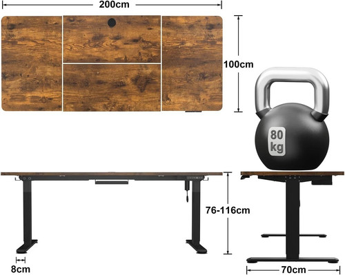 200x100cm electric standing - electric,