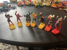 Kinder Egg Surprise Toys.DC Comics Superheroes Lot Of 7. Rare Vintage.