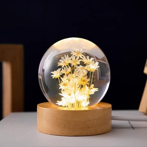 Marzius 4in flower - marzius, crystal