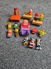 Bundle Of Vintage Toys Mr Men Little People Mickey Mouse 1980s