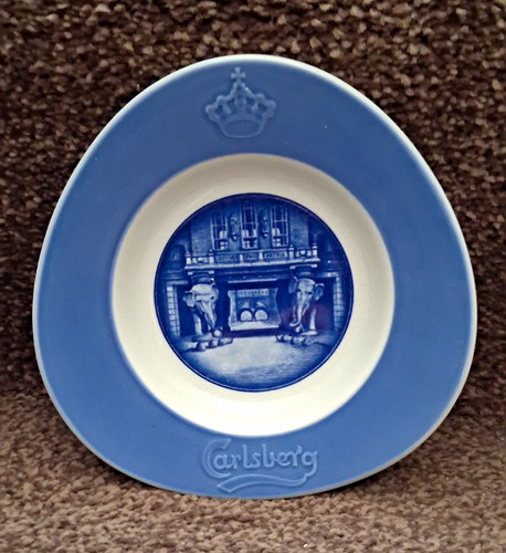 Carlsberg blue white ceramic - white,