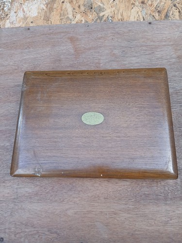 Vintage cutlery box wood - wood, brown