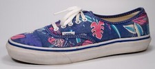 Vans Authentic Van Doren Parrot Unisex Blue/Combi Trainers Size 5 in VGC