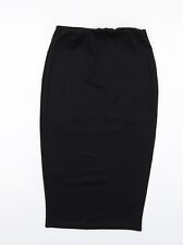 Missguided Womens Black Polyester Blend Bandage Skirt Size 8