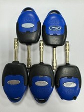 5 X GENUINE FORD TRANSIT 3 BUTTON REMOTE KEY FOB MK7 TIPPER VAN BLUE TESTED !!!