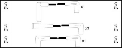 Lemark ignition lead set - lemark,